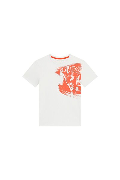 Guess Tricou băieți L6GI20K8HM4 Alb