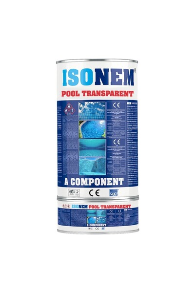 Isonem 4.5 kg Şeffaf Havuz Boyası, Kolay Uygulama ile Yüksek Kapatıcılık Sunar