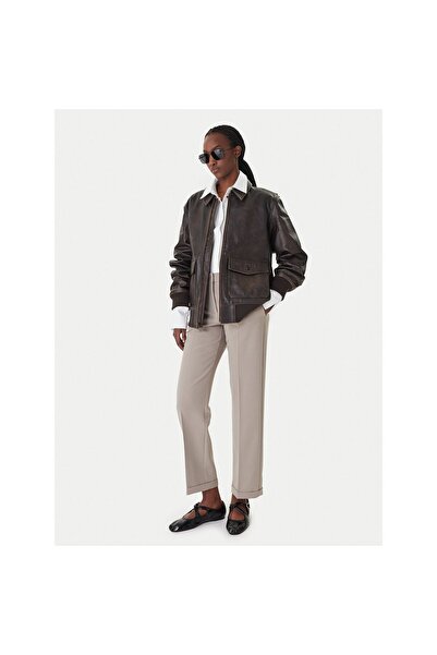 MAX&Co. Pantaloni de damă din material textil 2616131091200 Gri