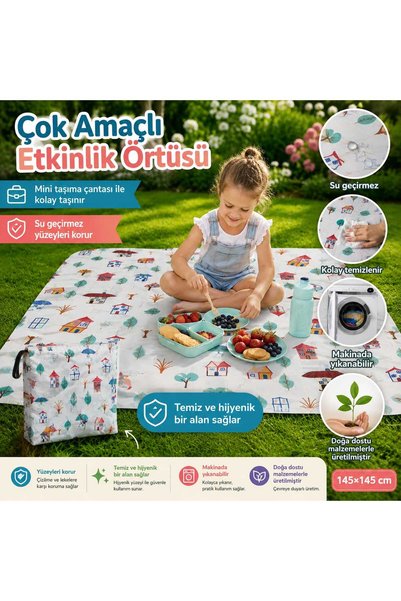 ELVORAN JOY SIVI GEÇİRMEZ ÇOK AMAÇLI ETKİNLİK ÖRTÜSÜ VE TAŞIMA ÇANTASI