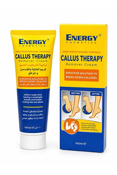 Energy كريم إنرجي كوزمتكس لمعالجة الأجزاء المتصلبة وإزالة التشققات