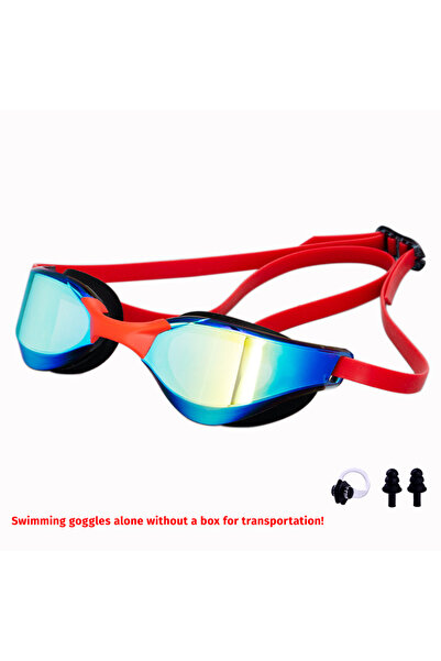 Choice8 Red Race Swimming Goggles Adult Swimming Goggles Race Plating Profess...