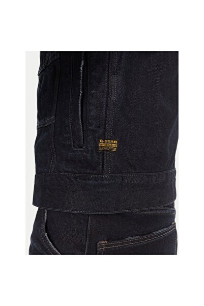 G-STAR RAW Geacă de blugi pentru bărbați D27404 Albastru închis
