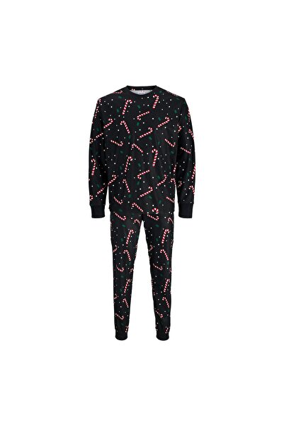 Jack & Jones Pijamale bărbați 12285375 Negru