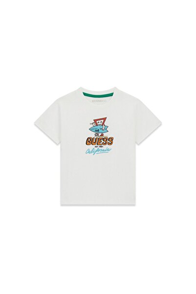 Guess Tricou băieți N6GI12K8HM4 Alb