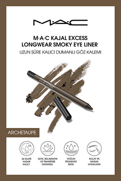M.A.C M·A·C Kajal Excess Longwear Smoky Eye Liner Uzun Süre Kalıcı Dumanlı Ka...