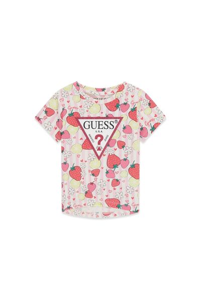 Guess Tricou de fată K6GI13K6YW4 Roz