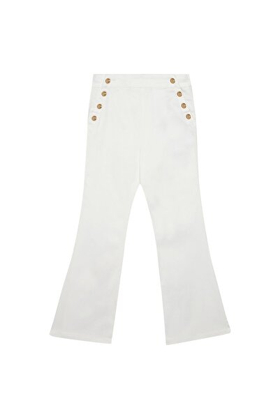 Guess Pantaloni de fetiță din material textil J6RB09WF7H0 Alb