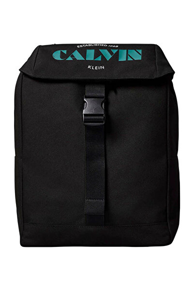 Calvin Klein Siyah Erkek Sırt Çantası GRAPHIC FLAP BACKPACK