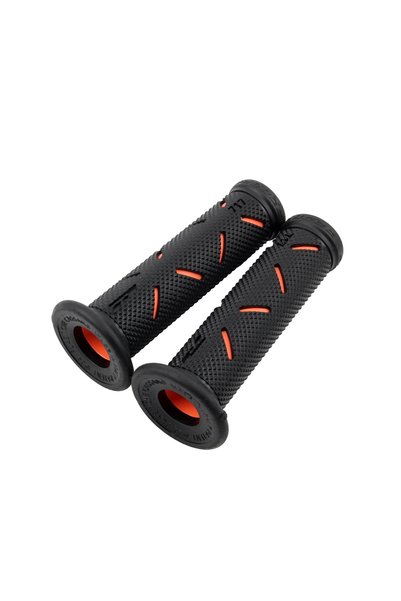 Choice7 orange Universal Motorcycle Grips Handlebar Rubber Modification Acces...