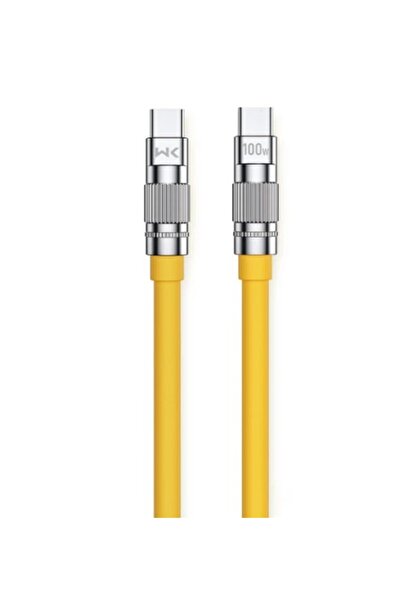 Choice 1m Yellow Type C to C WEKOME 100W Type C Fast Charging Liquid Silicone...
