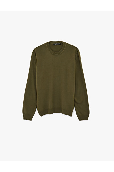 Koton Long Sleeve Crew Neck Basic Knitwear Sweater
