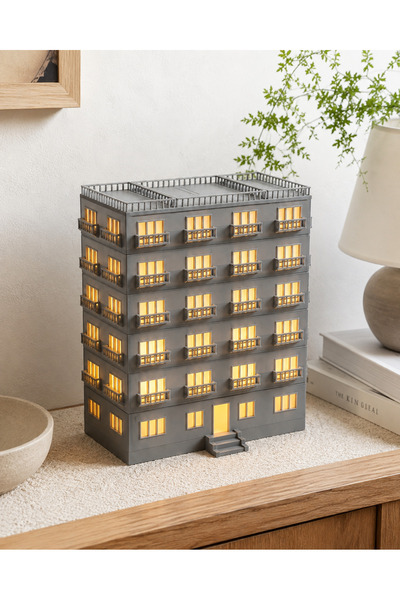 Pocket People Apartman Lamba – 3D Baskı Dekoratif Masa Lambası & Gece Işığı