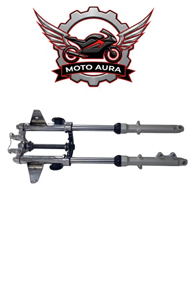 moto aura ÖN AMORTİSÖR KOMPLE [MAŞA+FURŞ TK+FAR KULAĞI+KÖRÜK+REFLEKTÖR] DİSKL...