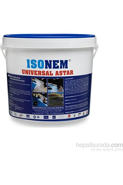 Isonem Universal Astar 15 kg Akrilik ve Çimento Esaslı Boya İçin Profesyonel ...