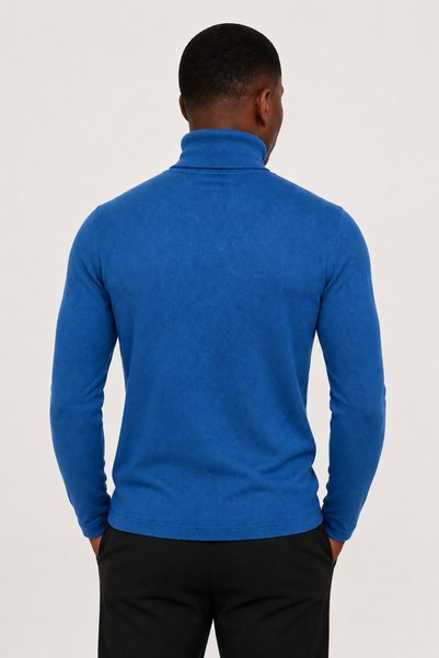 ribac Men's 3-Pack Turtleneck Long Sleeve Winter Sweater – Slim Fit Basic Knitwear