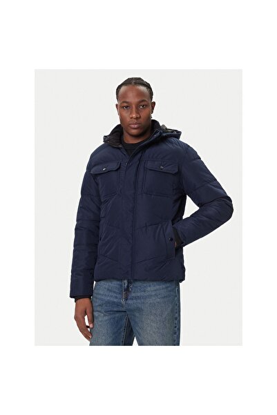 Jack & Jones Geacă de iarnă pentru bărbați 12279687 Albastru închis
