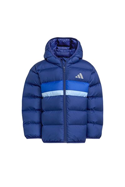 adidas Geacă de iarnă unisex pentru copii JW2453 Albastru închis