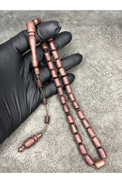 Mos Tespih High-End Natural Morgul Wood Prayer Beads with Systematic Design