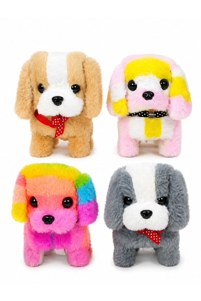 SAFİR pilli yürüyen sesli peluş köpek
