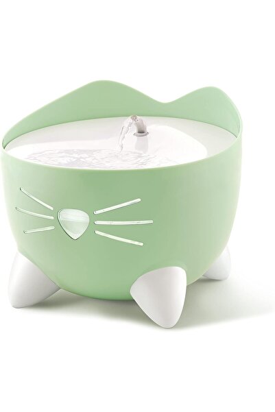 Catit PIXI Drinking Fountain – Cat Water Fountain with Triple Filter and Ergo...