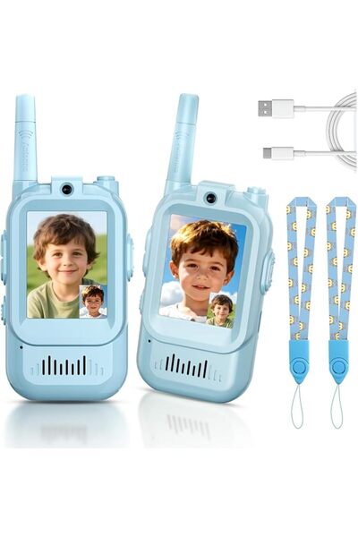GENERAL Video Walkie Talkie for Kids, Rechargeable Handheld Walkie Talkie for...
