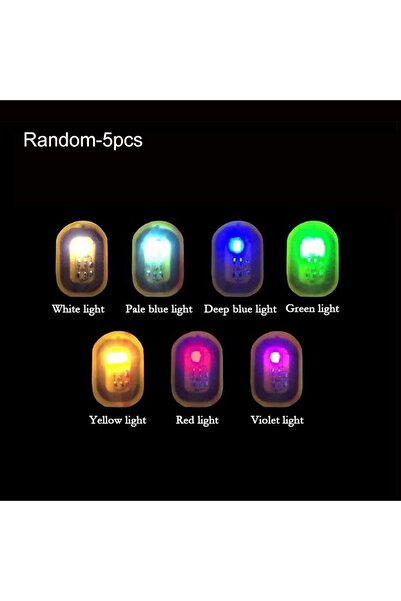 Choice 5pcs 5/1pcs NFC Nail Stickers LED Light Source Nail Art Tips Lighting ...