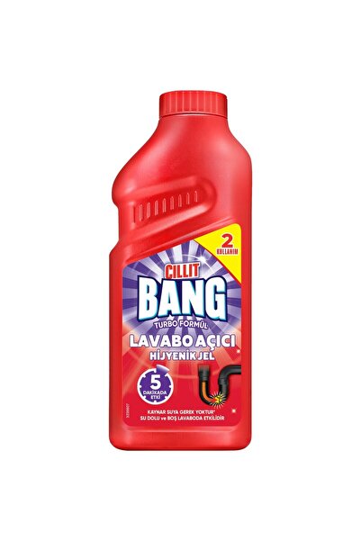 Cillit Bang Turbo Formül Hijyenik Jel Lavabo Açıcı 500 ml 5 Dakikada Etkili T...