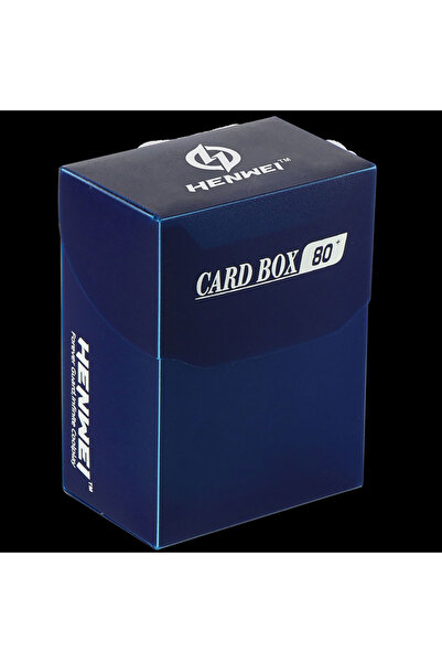 Choice Dark blue 80+Card Deck Box PP Material Portable Many Color TCG Cards C...