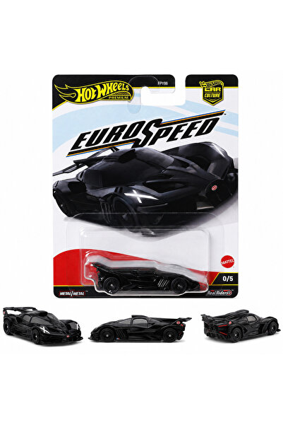 HOT WHEELS Premium Euro Speed Bugatti Bolide Siyah Chase 0/5 Metal Model Araba