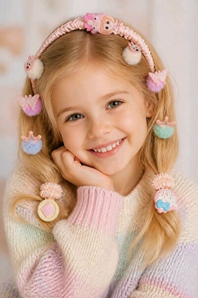 Monalisa Home Nine Piece Children's Buckle Crown Set