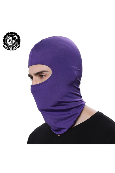 Choice7 Purple Musion Balaclava Dust-Proof Full Face Balaclava Ice Silk Cycli...