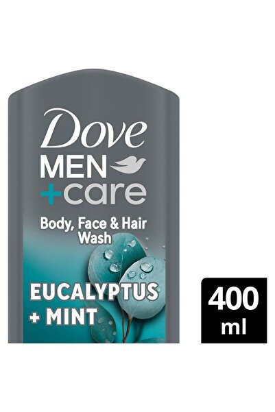 Dove Men +Care Duş Jeli Body, Face&hair Eucalyptus +Mint 400 ml
