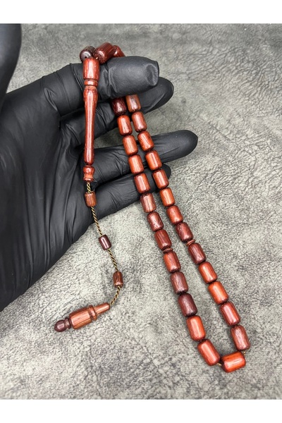 Mos Tespih Systematic High-End Natural Bloodwood Prayer Beads
