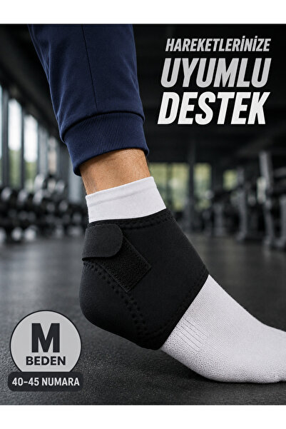 shoppingfestr Size m Velcro Heel Socks 40-45 Size Flexible Heel and Foot Supp...