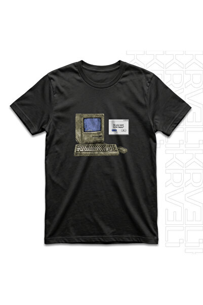Do You Want To Be Happy Baskılı Unisex Tişört Motivasyon Temalı Rahat Kalıp Premium Tshirt
