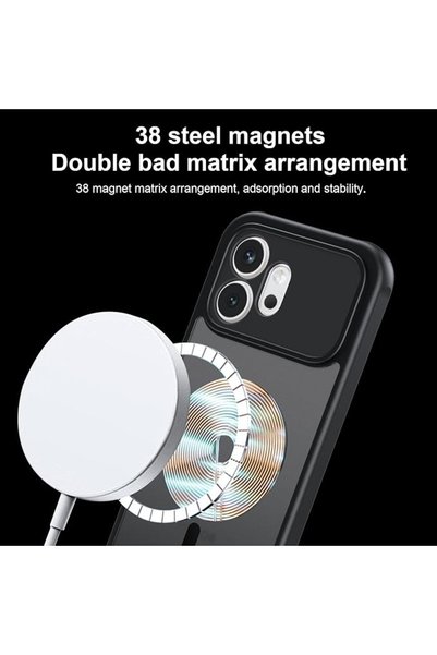 GENERAL Magnetic Mobile Phone Case for Honor 600 All-Inclusive Enhanced Camera Protection Mag Safe Compatible Slim Clear Phone Cover