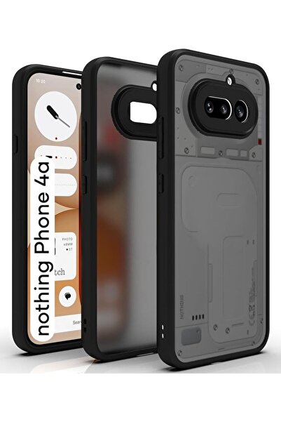 GENERAL Case for Nothing Phone 4A 5g, Hybrid Shockproof Cover with Clear/Dark...