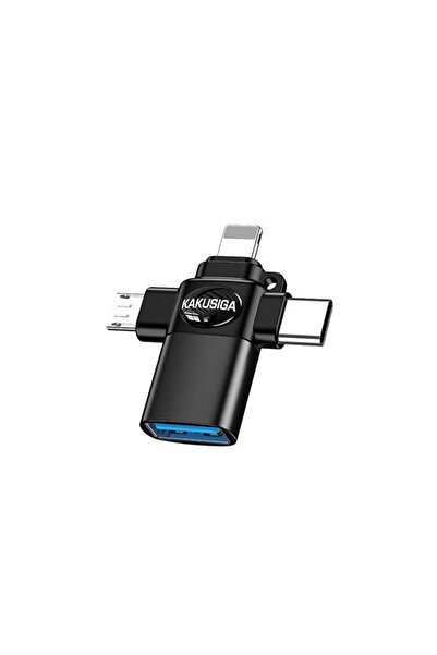 OEM KAKUSIGA KSC-1432 Αντάπτορας / Trinity OTG Adapter Type-C / Lightning / M...