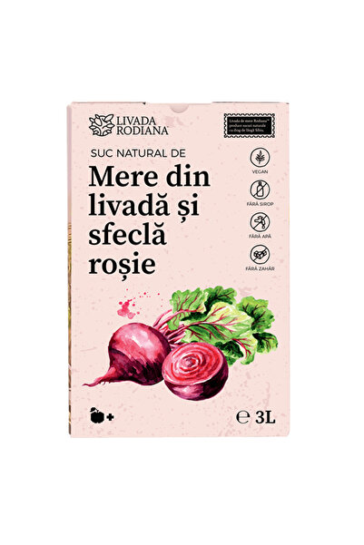 Livada Rodiana Suc de mere și Sfecla Rosie 3L