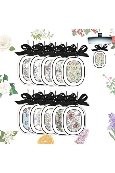 SYOSI اكياس معطر جو معلقة للسيارة والمنزل، 10 عبوات مزيل رائحة يدوم طويلا مع ...