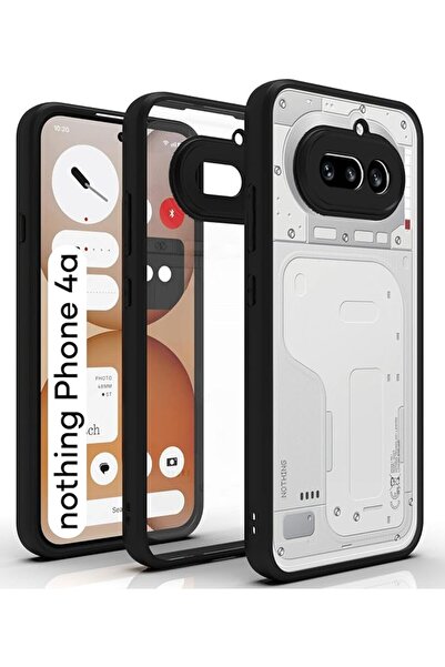 GENERAL Case for Nothing Phone 4A 5g, Hybrid Shockproof Cover with Clear/Dark...