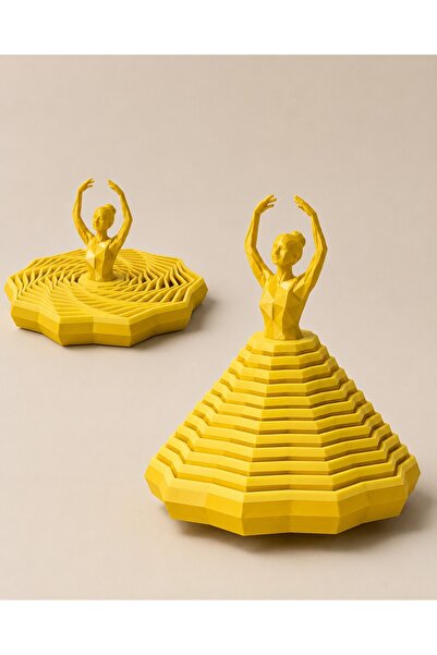 Generic Brand 3D Printed Ballerina Figure Fidget Toy - Animated Optical Illus...