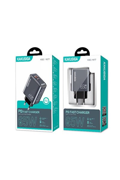 OEM KAKUSIGA KSC-1677 Φορτιστής κινητού / Mobile Fast Charger 65W με 1 Θύρα U...