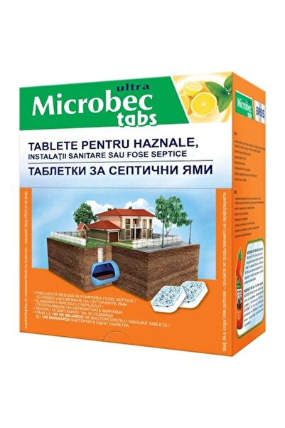 Luxens Set de 10 tablete pentru fosse septică, instalații sanitare sau bazine...