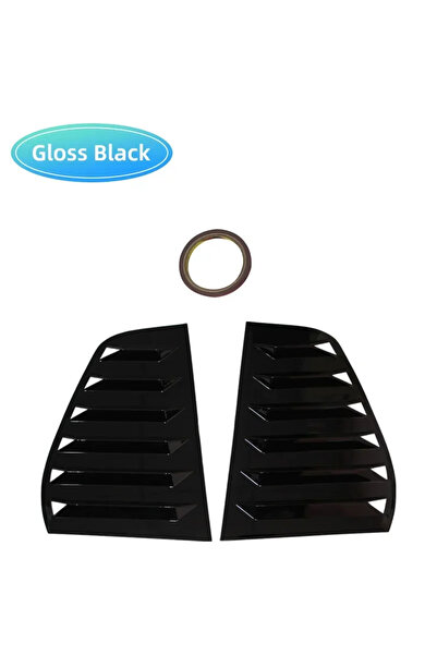 Choice Golf 6 Glossy Black Pair Rear Side Window Trim Spoiler For VW Golf 5 G...