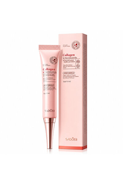 SADOER Cremă Antirid cu Colagen și Niacinamidă, 20 g, pentru ten tânăr și hid...