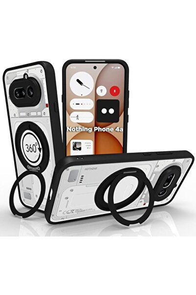 GENERAL Case for Nothing Phone 4A 5g, Hybrid Shockproof Cover with Clear/Dark...