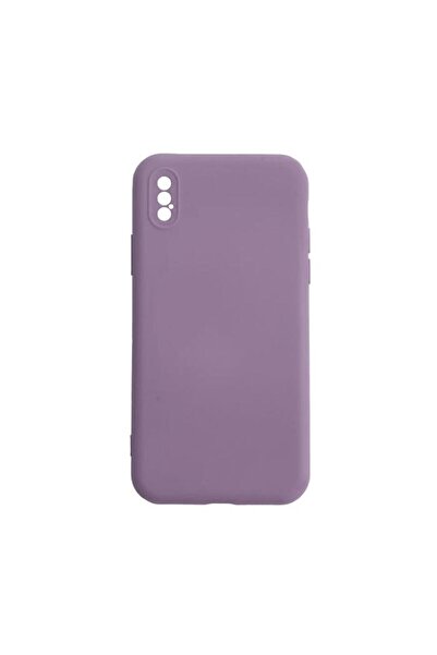 OEM Θήκη Πλάτης Σιλικόνης Back Cover για IPhone XS Max - Χρώμα : Μωβ