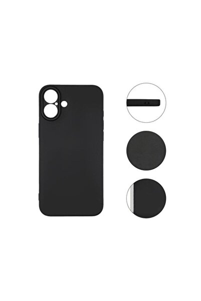 OEM Θήκη Πλάτης Σιλικόνης Soft HQ Back Cover για IPhone 16 Plus - Χρώμα : Μαυρο